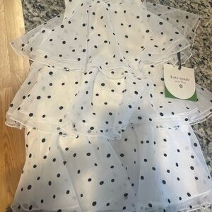 Kate Spade for Target White Polka Dot Dress